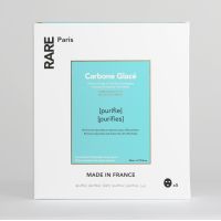 Очищувальна маска для обличчя з гамамелісом та екстрактом мальви Carbone Glacé Purifying Face Mask RARE PARIS 23 мл
