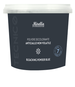 Антижовта пудра для освітлення  волосся (блакитна) Mirella Professional Blue Bleach Powder 500 г