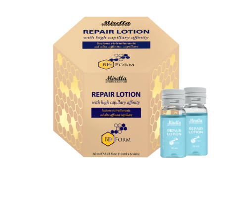 Mirella Professional Bee Form Repair Lotion Лосьйон відновлювальний з маточним молочком та пшеничними протеїнами 6*10 мл.