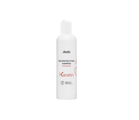Відновлювальний шампунь з кератином Mirella Hair Care Reconstructing Shampoo 1000 мл