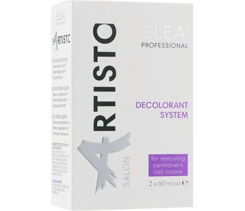 ARTISTO Система DECOLORANT SYSTEM для видалення кольору (2х60мл)
