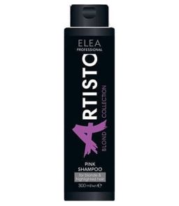 Шампунь тонуючий антижовтий з рожевим пігментом ARTISTO Elea BLOND PINK 300 мл