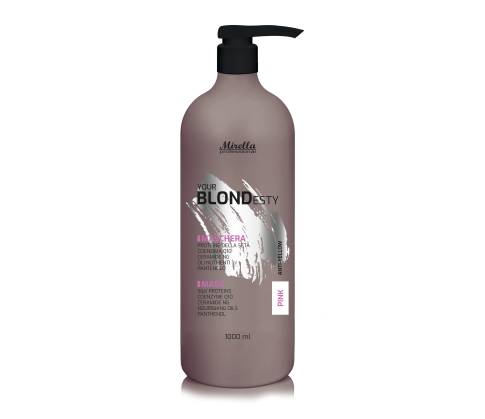 Маска для теплих рожевих відтінків PINK Mirella Professional Your BLONDesty