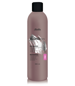 Шампунь для теплих рожевих відтінків блонд PINK Mirella Professional Your BLONDesty