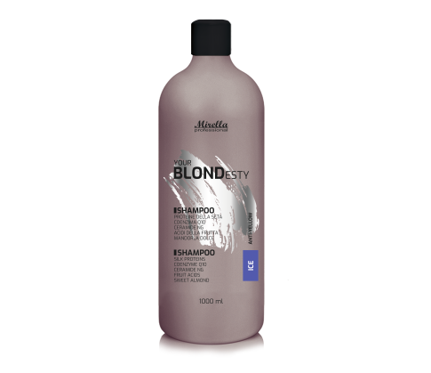 Шампунь для крижаних відтінків блонд ICE Mirella Professional Your BLONDesty