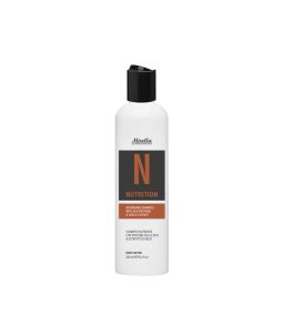 Поживний шампунь з протеїнами шовку та екстрактом часнику N NUTRITION Mirella Professional