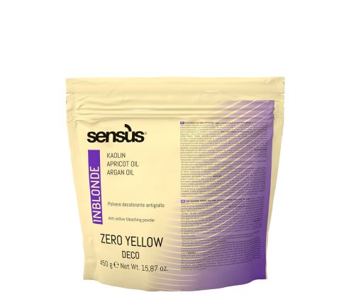 Освітлююча пудра з анти жовтим ефектом Sensus Inblonde Zero Yellow Deco 450 г