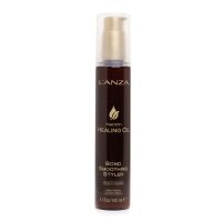Розгладжувальний крем для волосся з кератиновим еліксиром LʼANZA Keratin Healing Oil Defrizz Cream 140 ml