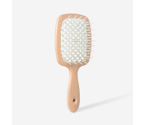 Щітка для волосся молочна з білим Janeke Superbrush The Original