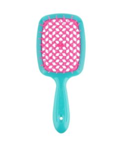 Гребінець для волосся блакитно-рожева Janeke Superbrush The Original