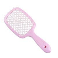 Щітка для волосся рожева з білим Janeke Superbrush The Original