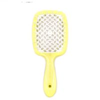 Щітка для волосся жовто-біла Janeke Superbrush The Original