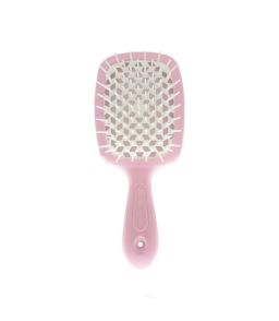 Щітка для волосся рожево-біла Janeke Superbrush Small