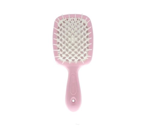 Щітка для волосся рожево-біла Janeke Superbrush Small