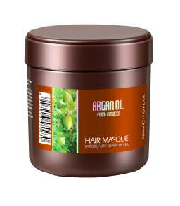 Маска для волосся з протеїнами і кератином Morocco argan oil Clever Cosmetics 500 мл