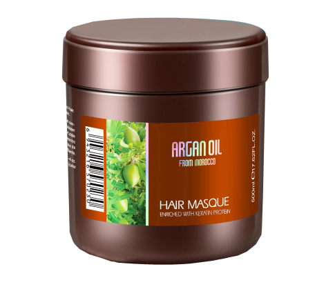 Маска для волосся з протеїнами і кератином Morocco argan oil Clever Cosmetics 500 мл