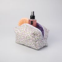 Косметичка Прованс фіолетова з бавовни 18 см*11 см*10 см