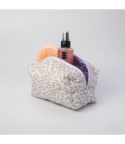 Косметичка Прованс фіолетова з бавовни 18 см*11 см*10 см