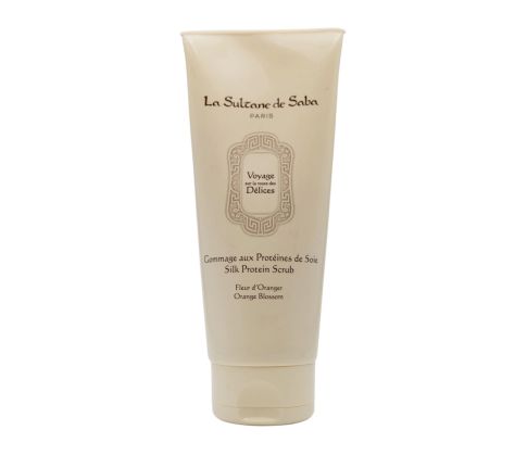 Скраб для тіла шовковий Квіти Апельсину La Sultane de Saba Silk Protein Scrub KFO NEW 200 мл