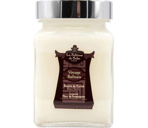 Масло Каріте Лотос і Франжіпані La Sultane De Saba Balinese Shea Butter Lotus And Frangipani Flowers 300 мл