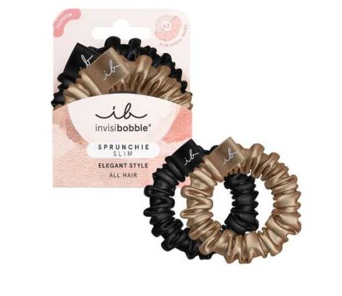 Резинка-браслет для волосся invisibobble SPRUNCHIE SLIM True Golden