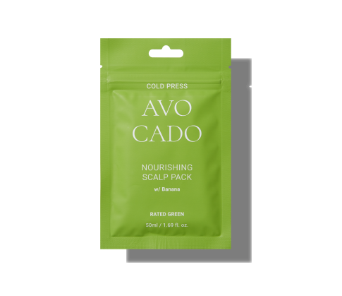 Rated Green AVOCADO живильна маска для волосся саше Nourishing Scalp Pack