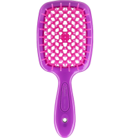 Щітка для волосся фіолетова з рожевим Janeke Superbrush Small