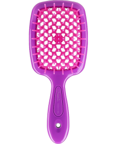 Щітка для волосся фіолетова з рожевим Janeke Superbrush Small