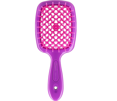 Щітка для волосся фіолетова з рожевим Janeke Superbrush Small
