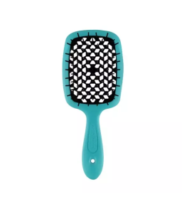 Щітка для волосся бірюзовий з чорним Janeke Superbrush The Original