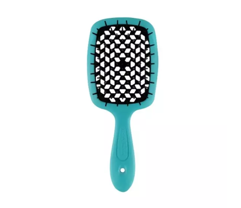 Щітка для волосся бірюзовий з чорним Janeke Superbrush The Original