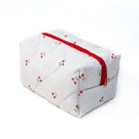 Косметичка Прованс ВИШНЯ з бавовни 18 см*11 см*10 см