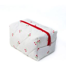Косметичка Прованс ВИШНЯ з бавовни 18 см*11 см*10 см