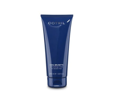 Маска проти помаранчевого кольору для каштанового волосся Cotril Cool Brunette Anti-Orange Mask For Brown Hair 200 мл