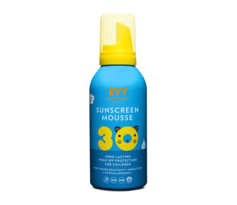 Сонцезахисний мус для дітей та немовлят EVY Technology Sunscreen Mousse Kids SPF 30, 150 мл