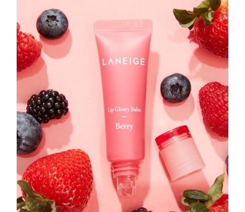 LANEIGE Сяючий бальзам для губ Lip Glowy Balm, Berry, 10 g