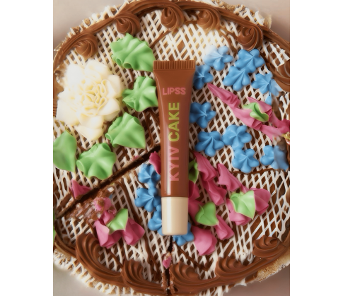 Блиск для губ LIPPS Київський торт Kyiv Cake 8 мл