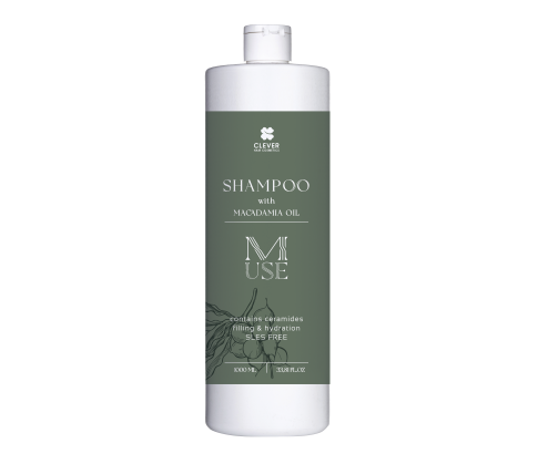 Шампунь для волосся з олією Макадамії M-use line Clever Hair Cosmetics 1000 мл