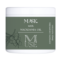 Маска для волосся з олією Макадамії M-use line Clever Hair Cosmetics 500 мл