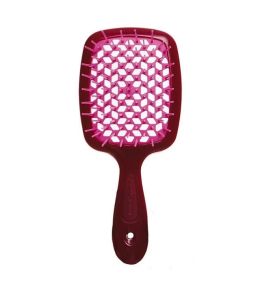 Щітка для волосся рожево-біла Janeke Superbrush Small