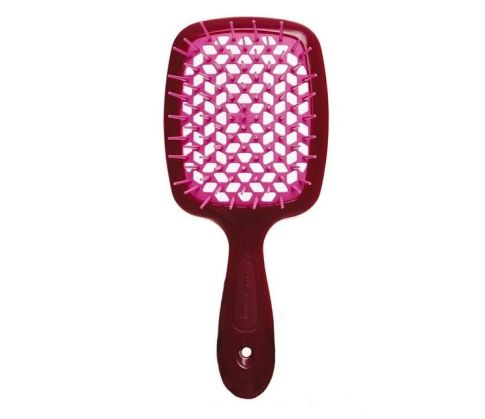 Щітка для волосся рожево-біла Janeke Superbrush Small